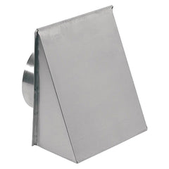 BROAN-NUTONE Broan-NuTone 643 Wall Cap, Aluminum Natural Finish 8 in