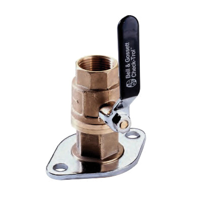 BELL & GOSSETT Bell & Gossett 101232LF CTF 1 inch NPT Bronze Isolation & Check-Trol Valve