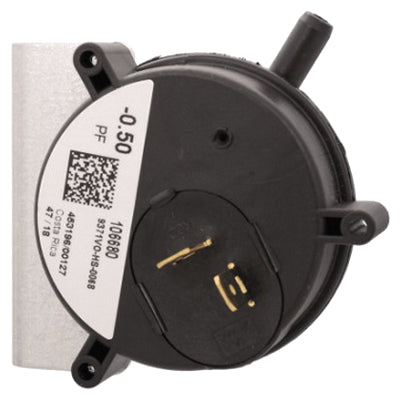 YORK York S1-02435271000 Pressure Switch -0.5 WC SPNO Close-On Fall S1-024-35271-000