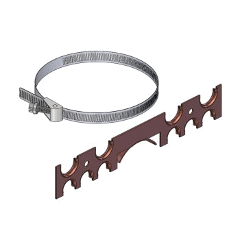 HOLDRITE Holdrite 111-S Pipe-on-Pipe Bracket (1/2 in, 3/4 in, 9.5 in)