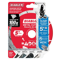Diablo Tools DDD050DIA101F Metal Grinding and Polishing 5 in Cut-Off Blade