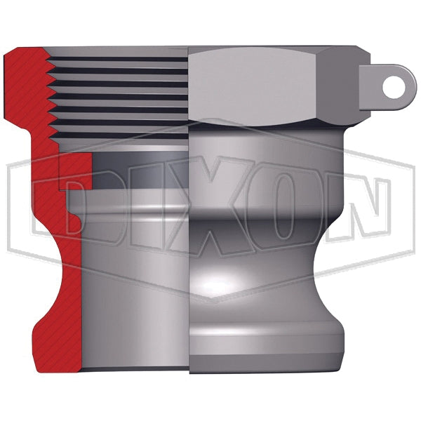 DIXON VALVE & COUPLING Dixon 150AAL Adapter 1-1/2 in Male Cam and Groove x FNPT