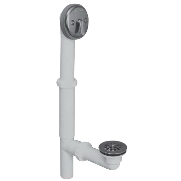 WATCO Watco 500-TQ-PVC-CP Bath Waste with Trip Lever - PVC - Chrome Plated