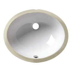 DAKOTA Dakota Plumbing Products US-1512B Undermount Oval Lavatory Sink