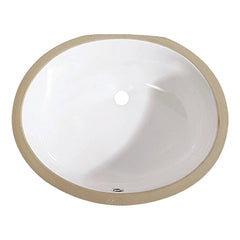 DAKOTA Dakota Plumbing Products US-1714BK Undermount Oval Sink