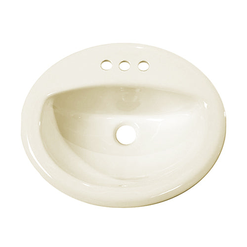DAKOTA Dakota Plumbing Products US-TM2017W-4C Oval Drop-in Sink
