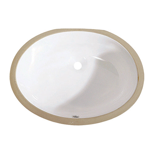 DAKOTA Dakota Plumbing Products US-2216B Undermount Oval Sink Biscuit