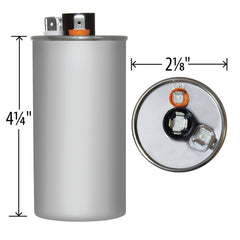 AMERICAN RADIONIC American Radionic USA2216 45 MFD x 370/440 Run Capacitor USA2216