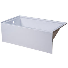 DAKOTA Dakota Plumbing Products UST-ALLC02SNW Norrin Alcove Bathtub