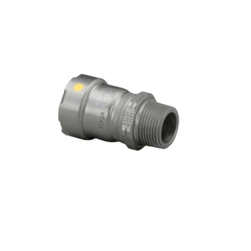 VIEGA Viega 25121 MegaPressG 1-1/2 inch x 1-1/2 inch Carbon Steel Male Adapter Press x MPT 200 PSI