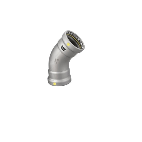 VIEGA Viega 28630 MegaPressG 45-Degree Elbow Press Connection 2-1/2 inch Zinc-Nickel Coated Carbon Steel