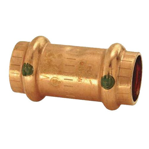 VIEGA Viega 78067 ProPress Copper Coupling with Stop 1-1/2 inch x 1-1/2 inch Press x Press