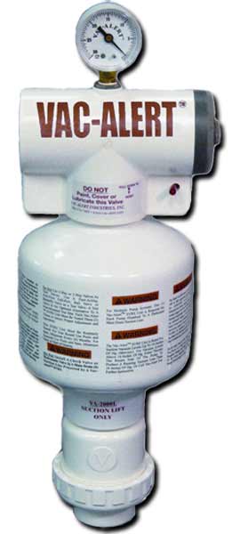 VAC-ALERT VA-2000L SAFETY VACUUM RELEASE SYSTEMS