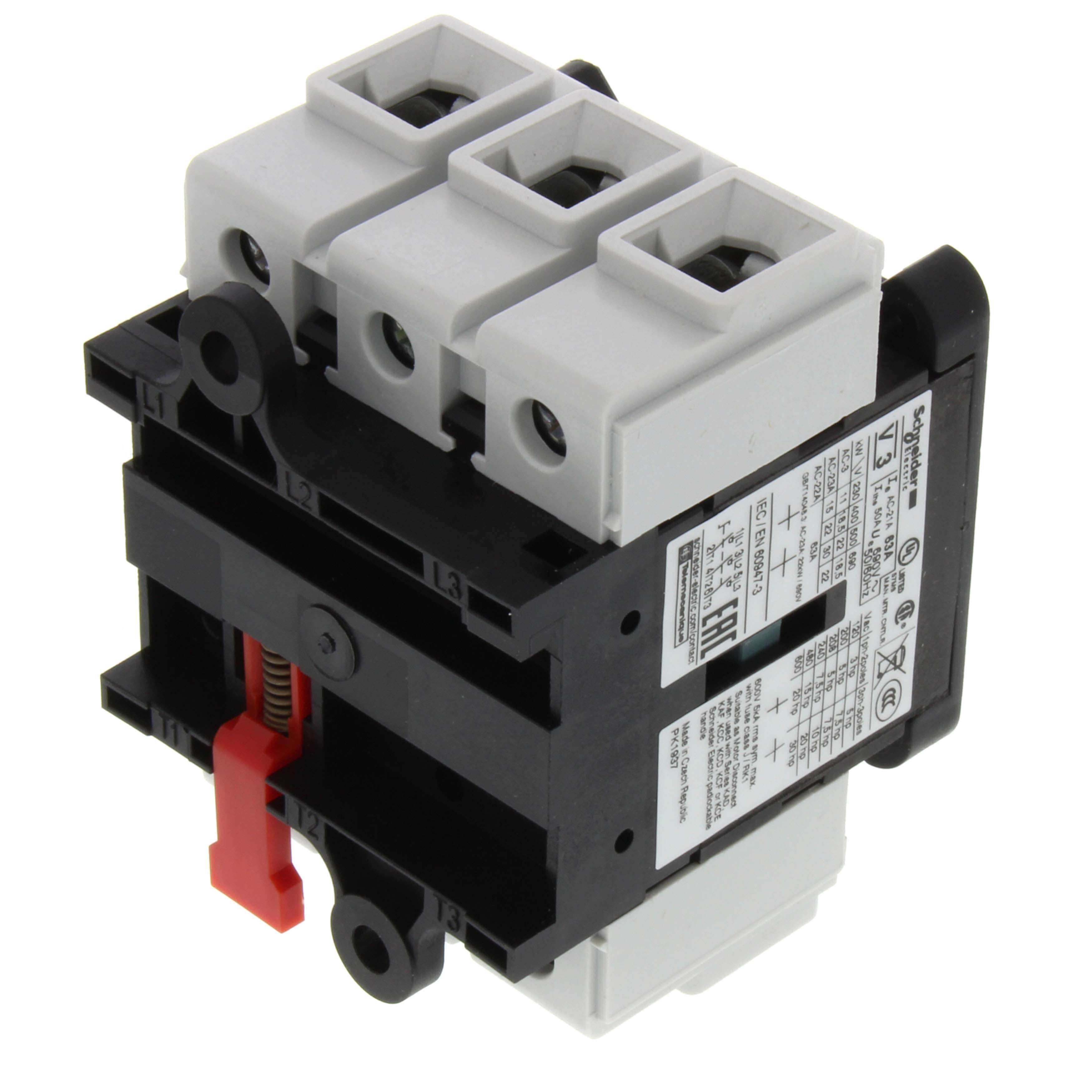 SCHNEIDER ELECTRIC Schneider Electric VCF3 Square D 690 VAC 45 Amp 3-Pole Motor Disconnect Switch