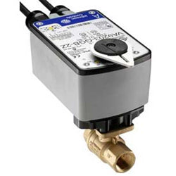 JOHNSON CONTROLS Johnson Controls VG1245BG+943GGA Two-Way Stainless Steel Trim NPT Ball Valve with Model VA9203-GGA-2Z Actuator