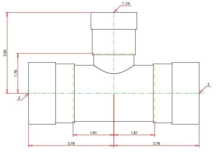 VIEGA Viega MegaPressG 25396 Reducing Tee Carbon Steel Press-Fit Connections