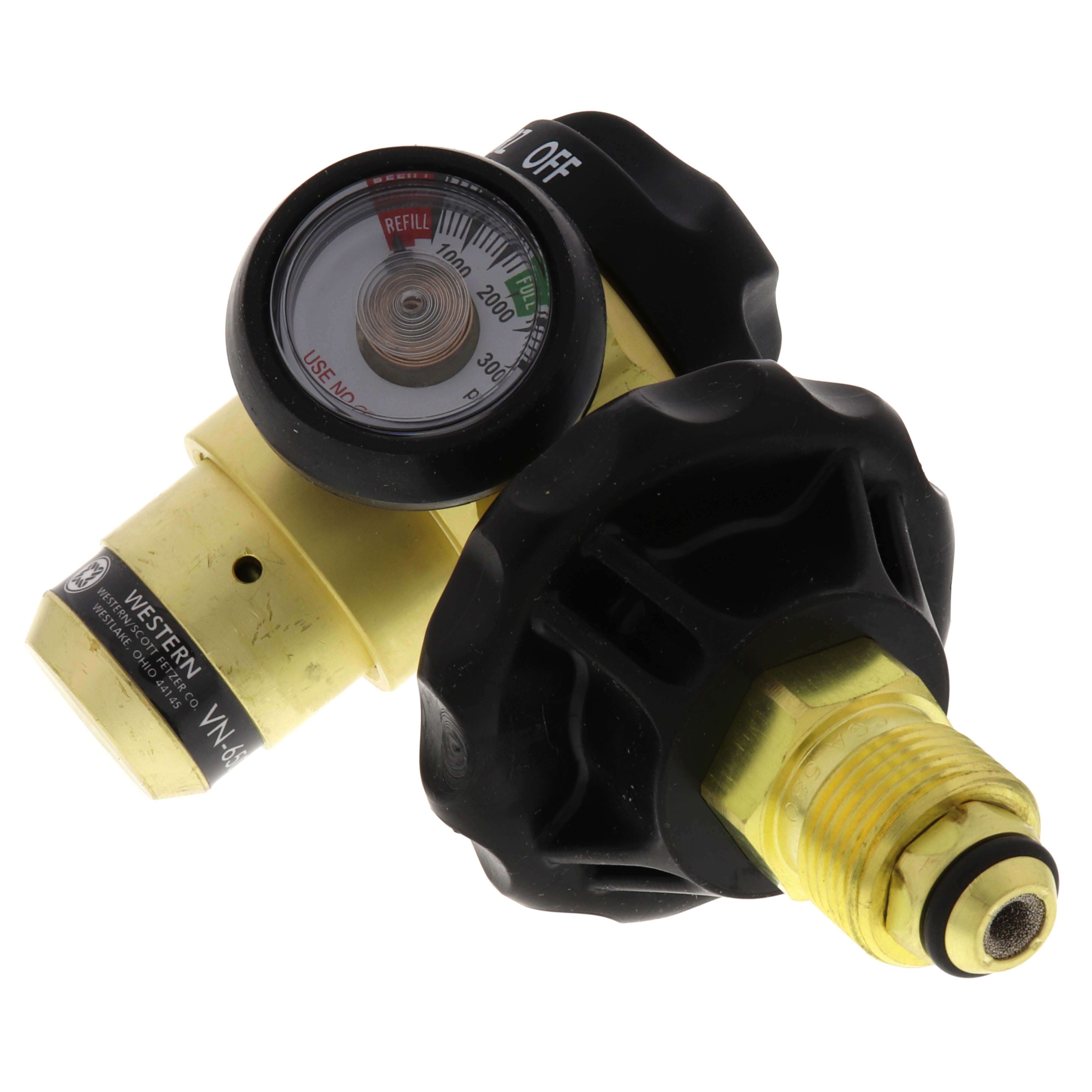 WESTERN ENTERPRISES Western Enterprises VN650 Nitrogen Purging Regulator/Flowmeter 35 to 25 SCFH Purge 3 to 6 SCFH Braze 5-1/2 in L CGA-580