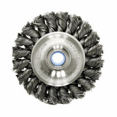 WEILER Weiler 36293 vortec pro wheel brush 4 in 1/2 to 3/8 in arbor hole 20000 rpm pack of 10