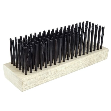 WEILER Weiler 44067 Block Type Scratch Brush 0.014 Carbon Steel Fill Flat Face