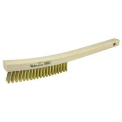Weiler 44118 Plater's Scratch Brush Brass Bristles 13 in L