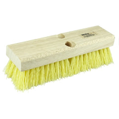 Weiler 44434 Deck Scrub Brush Polypropylene Fill 10 Inches Wood Block