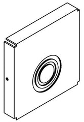 Wiegmann E0808 Wireway End Cap 8 x 8 in Wireway End Plate-Caps-Flanges