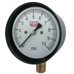 WAL-RICH Wal-Rich 1715502 Gas Test Diaphragm Gauge 0-10 PSI 2-1/2 Inch