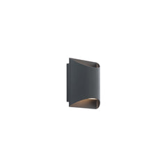WAC LIGHTING Wac Lighting WS-55206-30-BK Duet Wall Sconce 9.6W 6 inch