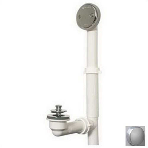 WATCO Watco 500-LT-PVC-CP 500 Series 16 in. Plastic Lift and Turn Drain in Chrome Plated