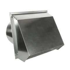 FAMCO FAMCO WVEB4NT Hooded Wall Vent with Screen and Damper 4in.