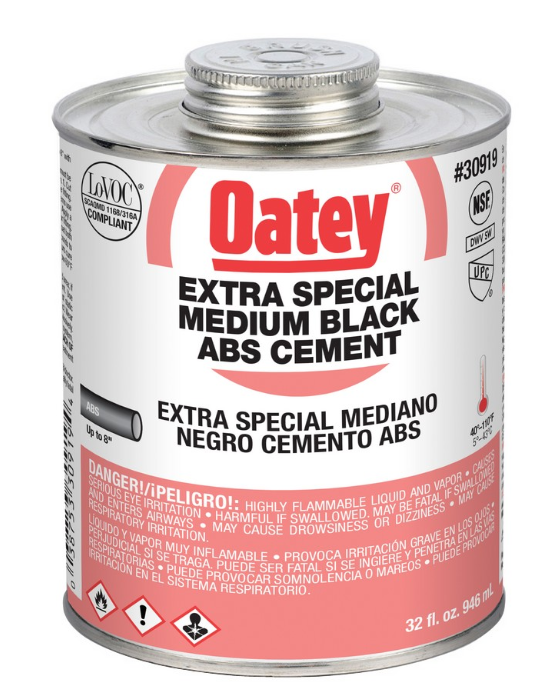 OATEY 30919 ADHESIVES, GLUES & CEMENTS