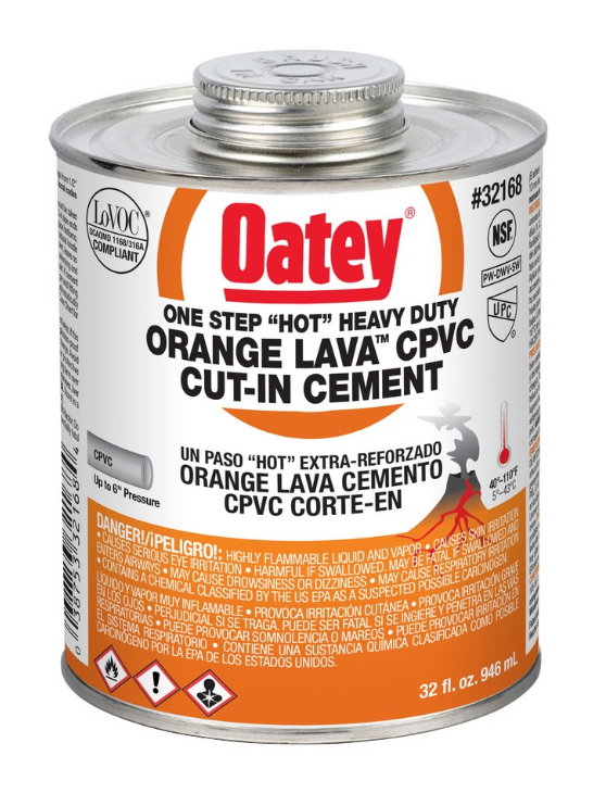 OATEY 32168 ADHESIVES, GLUES & CEMENTS