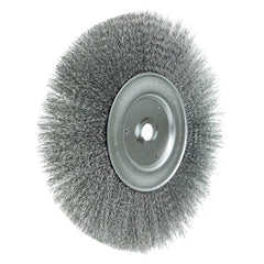 WEILER Weiler 01238 Narrow Face Crimped Wire Wheel (10 in Diameter, 3/4 in Face Width)