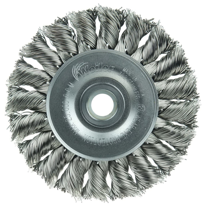 WEILER Weiler 08274 Wheel Brush 3 in x 3/8 in