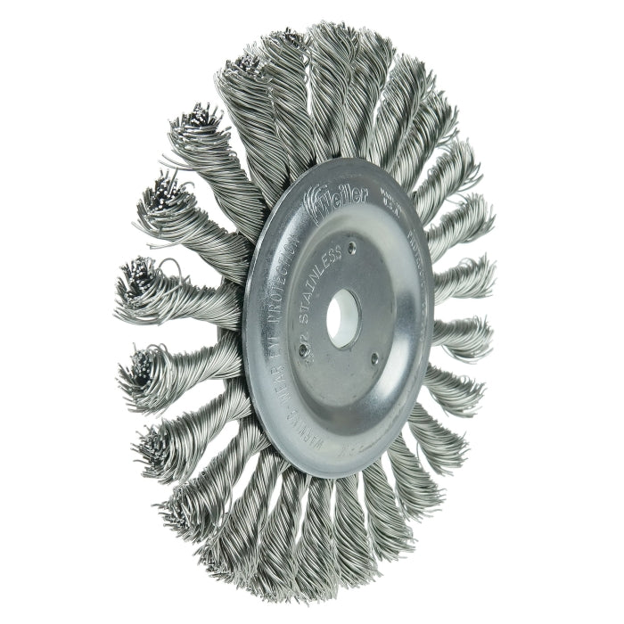 WEILER Weiler 08695 Wheel Brush 9000 rpm (6 in / 3/8 in Face / 1/2-5/8 in Arbor)