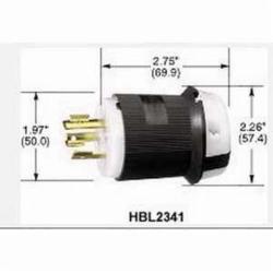 HUBBELL Hubbell HBL2341 HUB 2P-3W-20A-480V PLUG