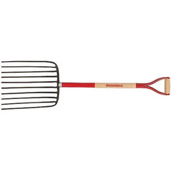 Razor-Back 76144 Cotton Seed Fork 30 Inch Handle Diamond Point 10 Tine