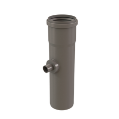 CENTROTHERM Centrotherm 250409202070 Horizontal Drain Tee 4 inches
