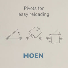 Creative Specialties YB8408ORB Moen Weymouth Oil Rubbed Bronze Pivoting Paper Holder