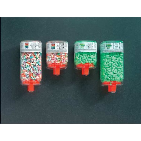 MOLDEX Moldex 6845 Pura-Fit PlugStation Earplug Dispenser Cordless 33NRR Bright Green 500 Pairs