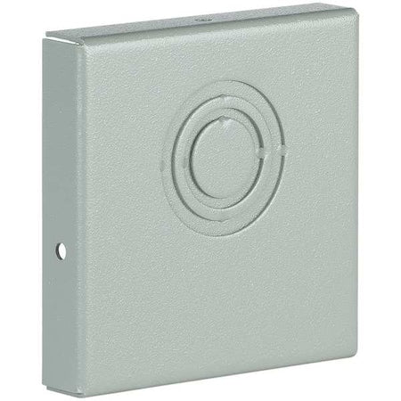 WIEGMANN Wiegmann E0404 Wireway End Cap 4 x 4 in Steel Gray