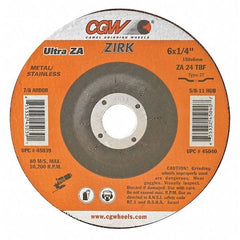 CGW ABRASIVES 45039 GRINDING & CUT OFF WHEELS
