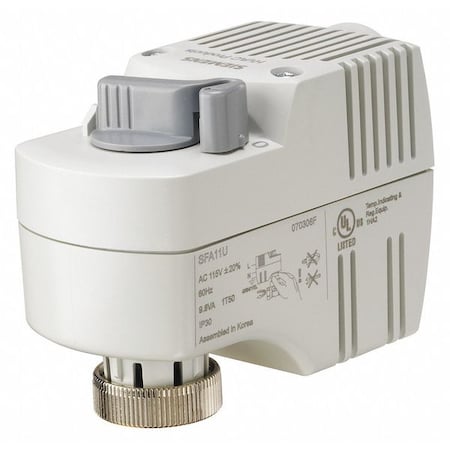 SIEMENS Siemens SFA11U ZONE Valve Actuator.NC 120V ON/OFF