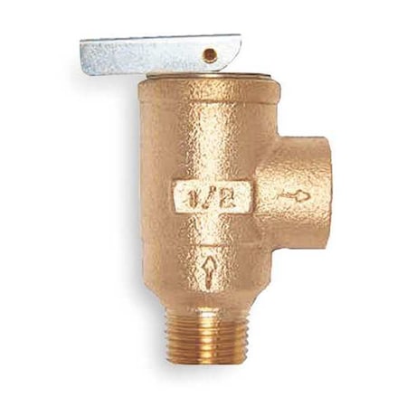APOLLO VALVES Apollo Valves 17-402-03 Safety Relief Valve 3/4 Inch 125 PSI 791000 BTU Bronze