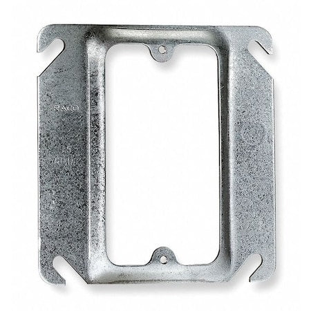 RACO RACO 771 4 Square Mud-Ring, For 1 Device, Raised 1/4
