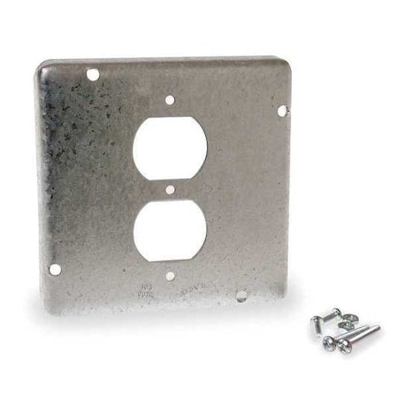 RACO RACO 972 Square Cover Exposed Work 4-11/16 1-Duplex