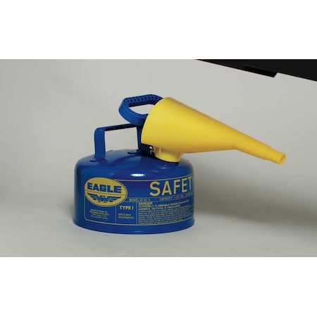 EAGLE GASKET AND PACKING Eagle UI10FSY 1 gal. Yellow Galvanized Steel Type I Safety Can for Diesel