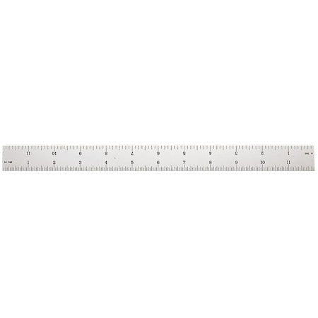 GENERAL TOOLS General Tools CF1264 Ultra Test Flex Steel Rule 12 Inch Rigid 4R Grad