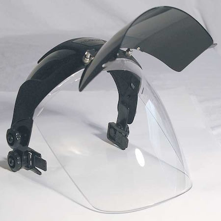 SELLSTROM Sellstrom S32182 Lightweight Faceshield Clear Polycarbonate for Hard Hats