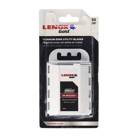 LENOX Lenox 20351GOLD50D Utility Knife Blades 50 Pack